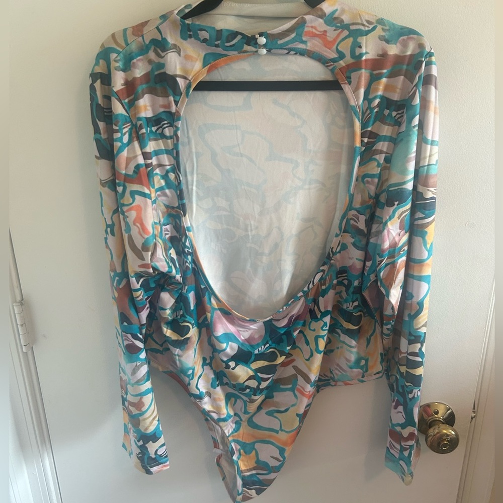 SHEIN 3XL sexy plus backless bodysuit - Picture 3 of 5